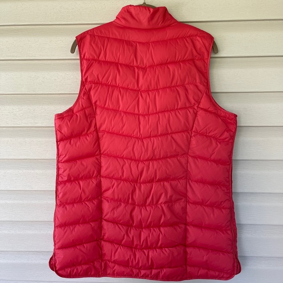 Feel Good Store Orange-Red Zip Up Puffer Vest - Picture 3 of 9
